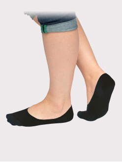 Подследники с силиконом. 3 пары: чёрный, серый и белый