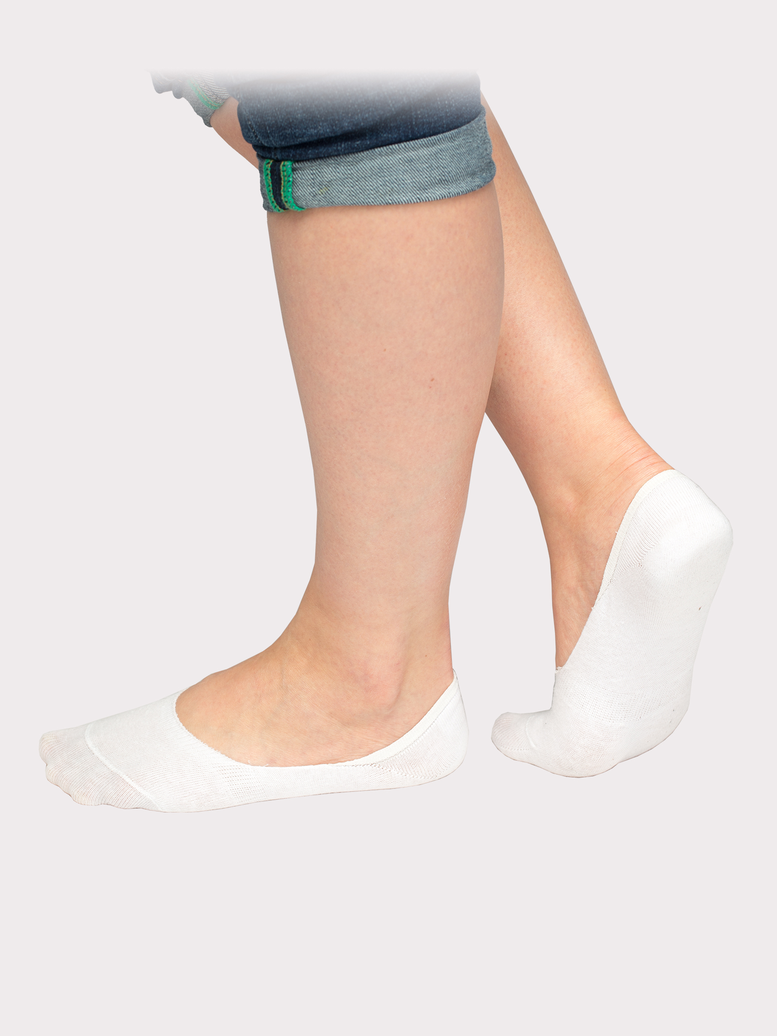 Подследники с силиконом. 3 пары: чёрный, серый и белый цвет