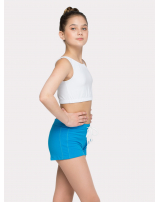 Шорты с декоративной отстрочкой