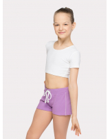 Шорты с декоративной отстрочкой