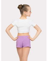 Шорты с декоративной отстрочкой