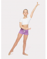 Шорты с декоративной отстрочкой