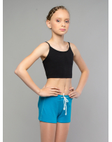 Шорты с декоративной отстрочкой