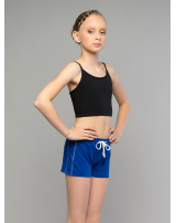 Шорты с декоративной отстрочкой