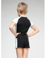 Шорты  с белым лампасом