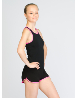 Шорты широкие для девочек с кантом