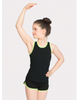 Шорты широкие для девочек с кантом