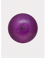 Мяч для художественной гимнастики, с блеском (глиттером) Go Do, (Россия). Диаметр 15 см.