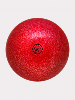 Мяч для художественной гимнастики с глиттером, 19