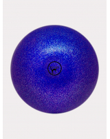 Мяч для художественной гимнастики с глиттером, 19 см.