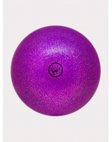 Мяч для художественной гимнастики с глиттером, 19 см.