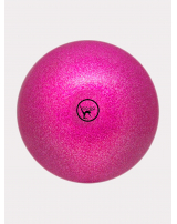 Мяч для художественной гимнастики с глиттером, 19 см.