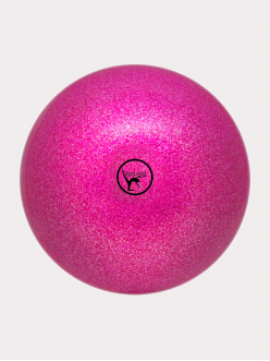 Мяч для художественной гимнастики с глиттером, 19