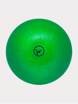 Мяч для художественной гимнастики с глиттером, 19