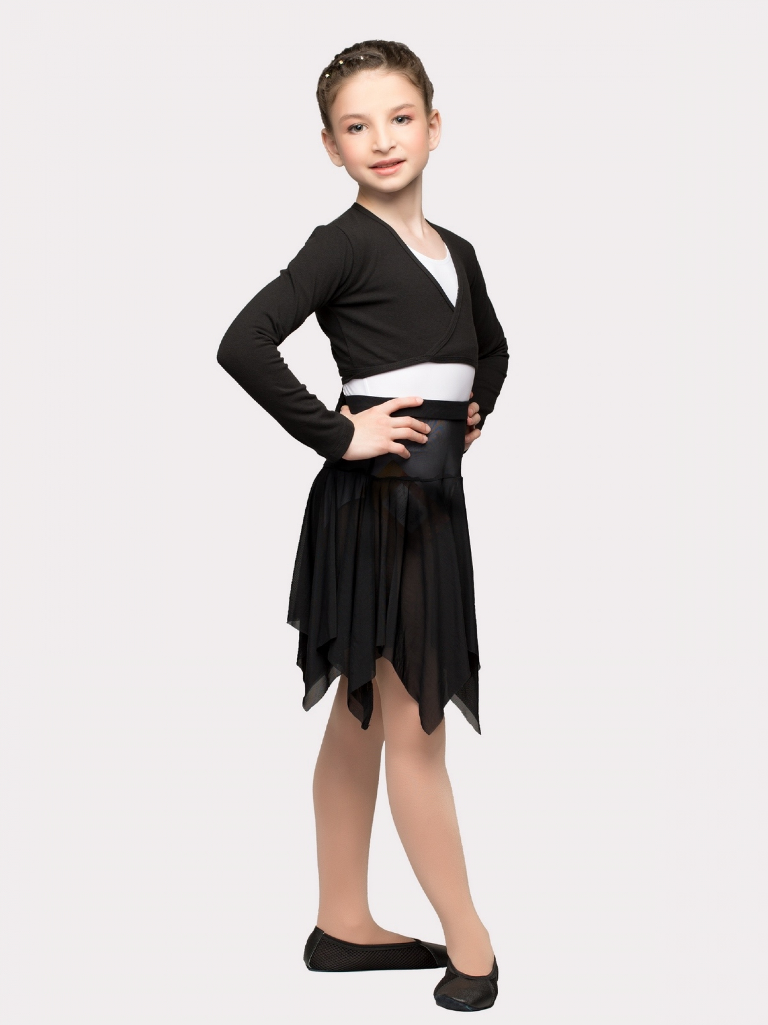 Топ с длинным рукавом 