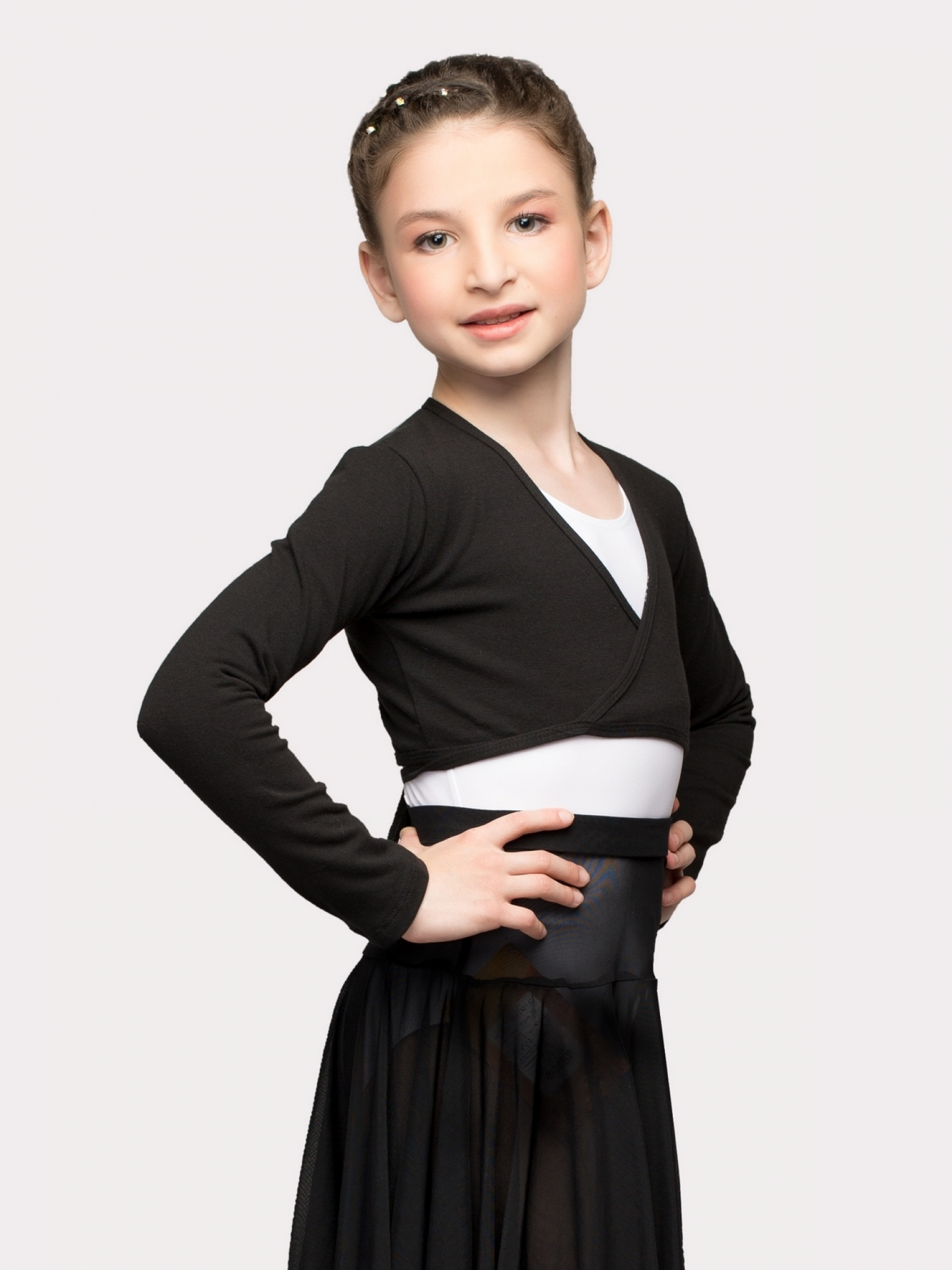 Топ с длинным рукавом 