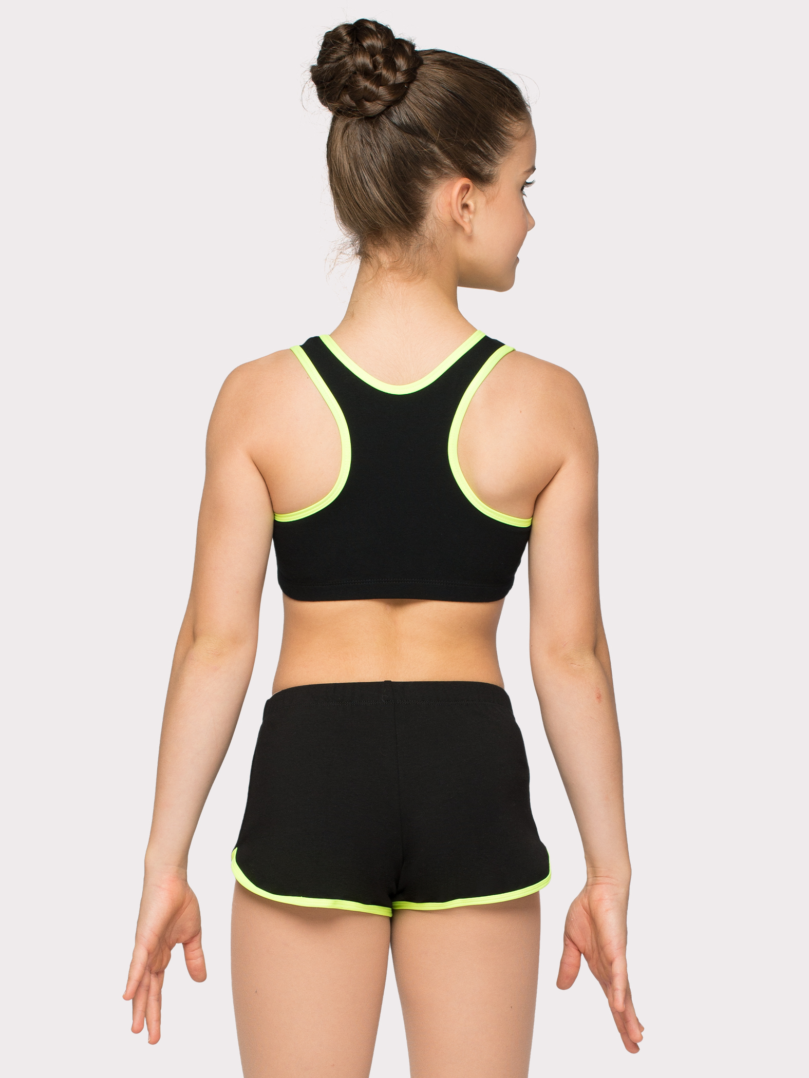 Топик на резинке с кантом, спина-борцовка