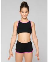 Топик на резинке с кантом, спина-борцовка