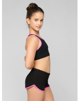 Топик на резинке с кантом, спина-борцовка