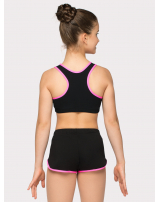 Топик на резинке с кантом, спина-борцовка