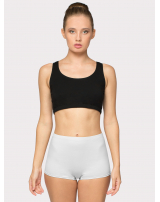 Трусы-шорты женские с высокой посадкой. Для спорта и повседневного пользования.