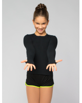 Футболка с длинным рукавом и отверстием под большой палец