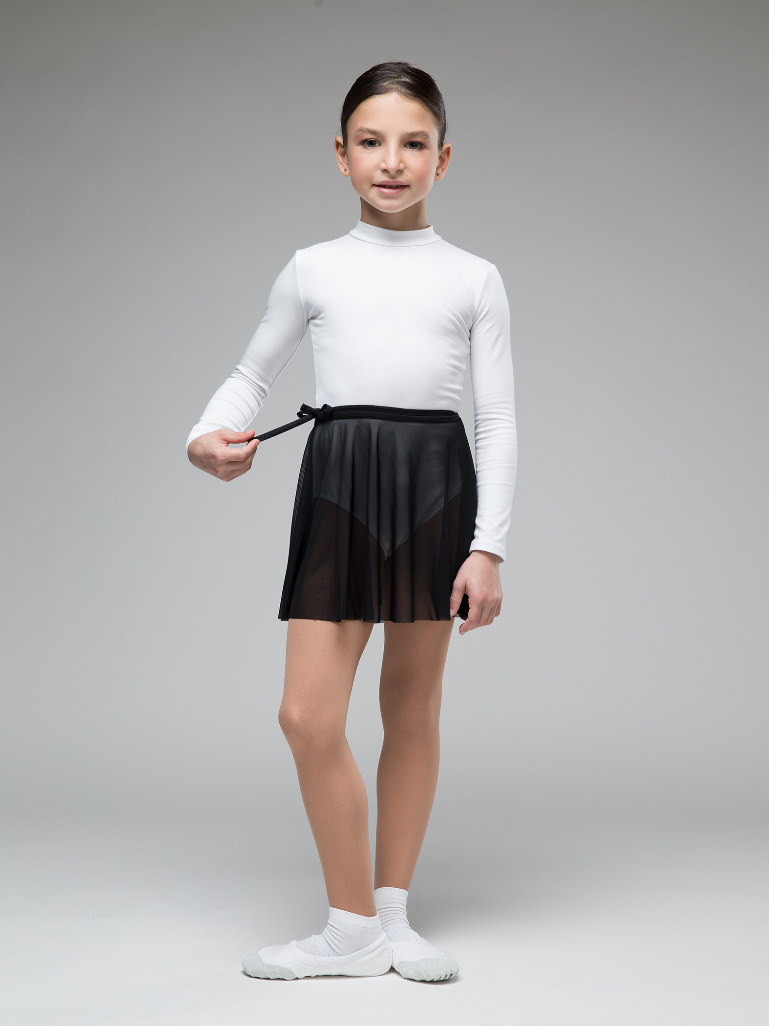 Юбка-сетка на завязках