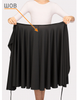 Юбка-солнце на завязках, масло