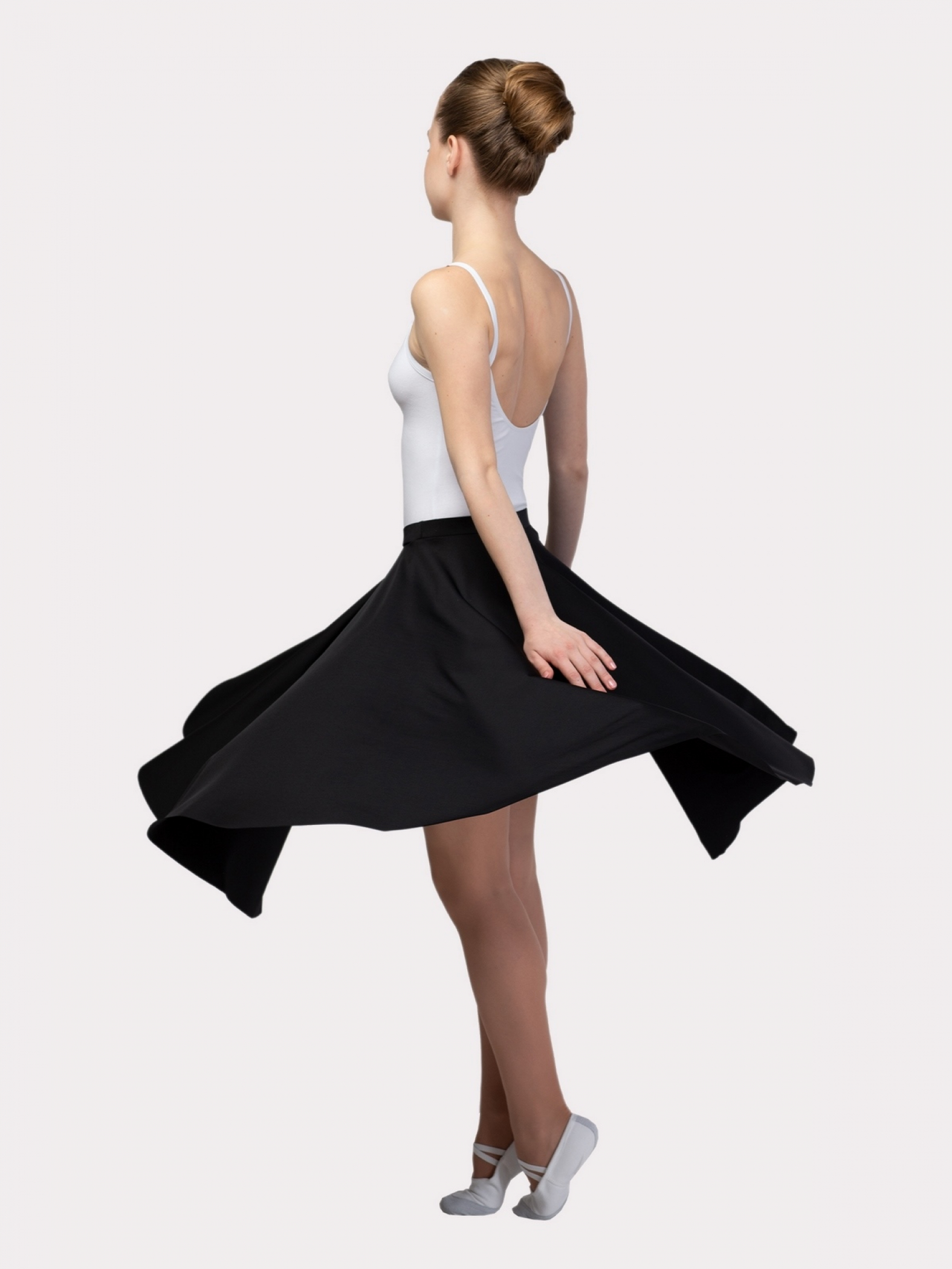 Юбка-солнце бесшовная на резинке, масло