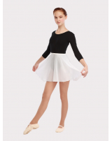 Юбка-солнце 40 см,  бесшовная, шифон