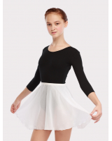 Юбка-солнце 40 см,  бесшовная, шифон