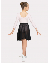 Юбка-солнце 49 см,  бесшовная, шифон