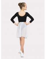 Юбка-солнце 40 см,  бесшовная, шифон