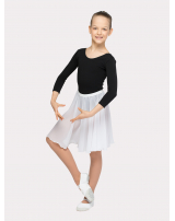 Юбка-солнце 40 см,  бесшовная, шифон