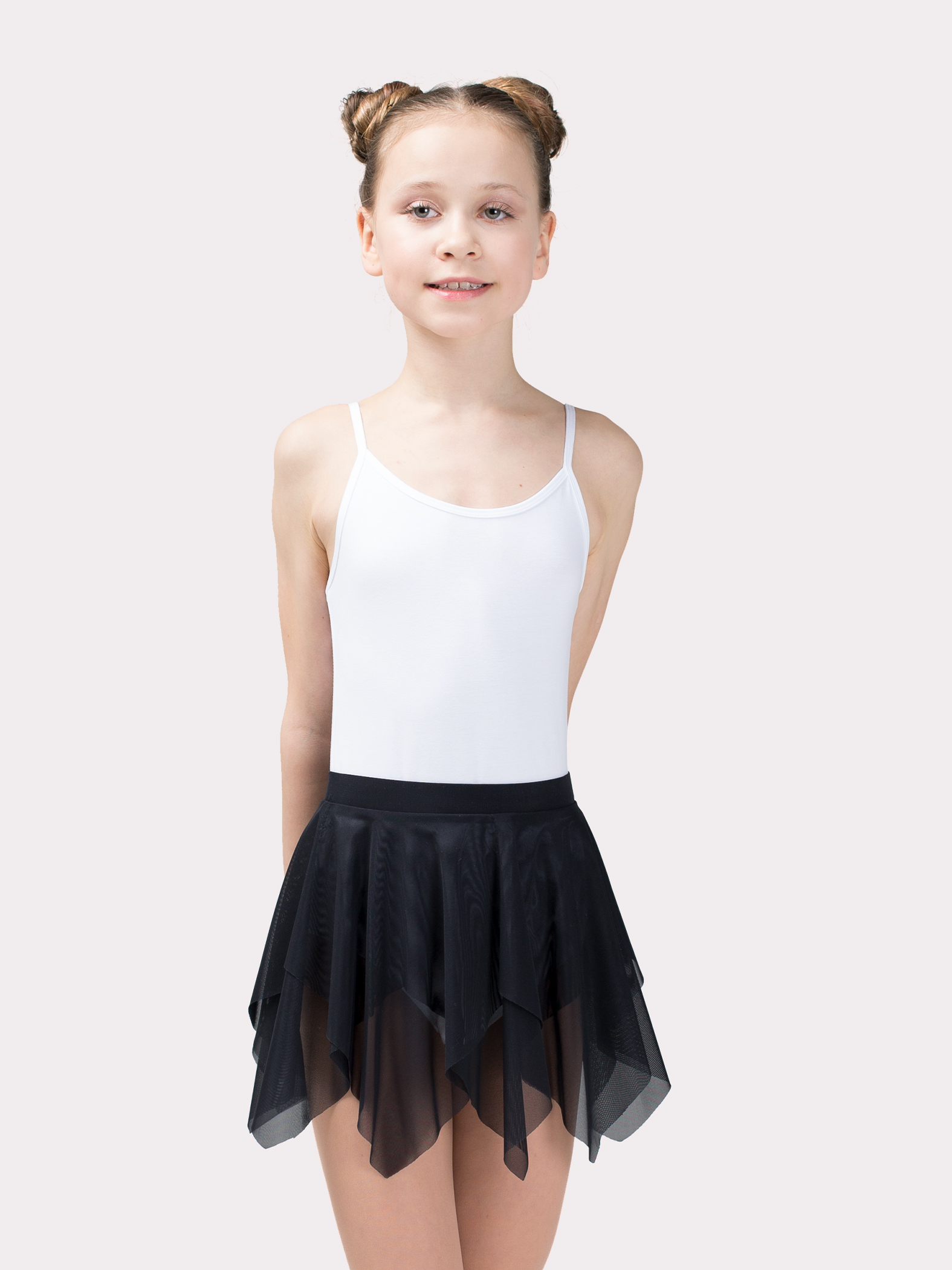 Юбка-лепесток двухслойная из сетки