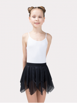 Юбка-лепесток двухслойная из сетки