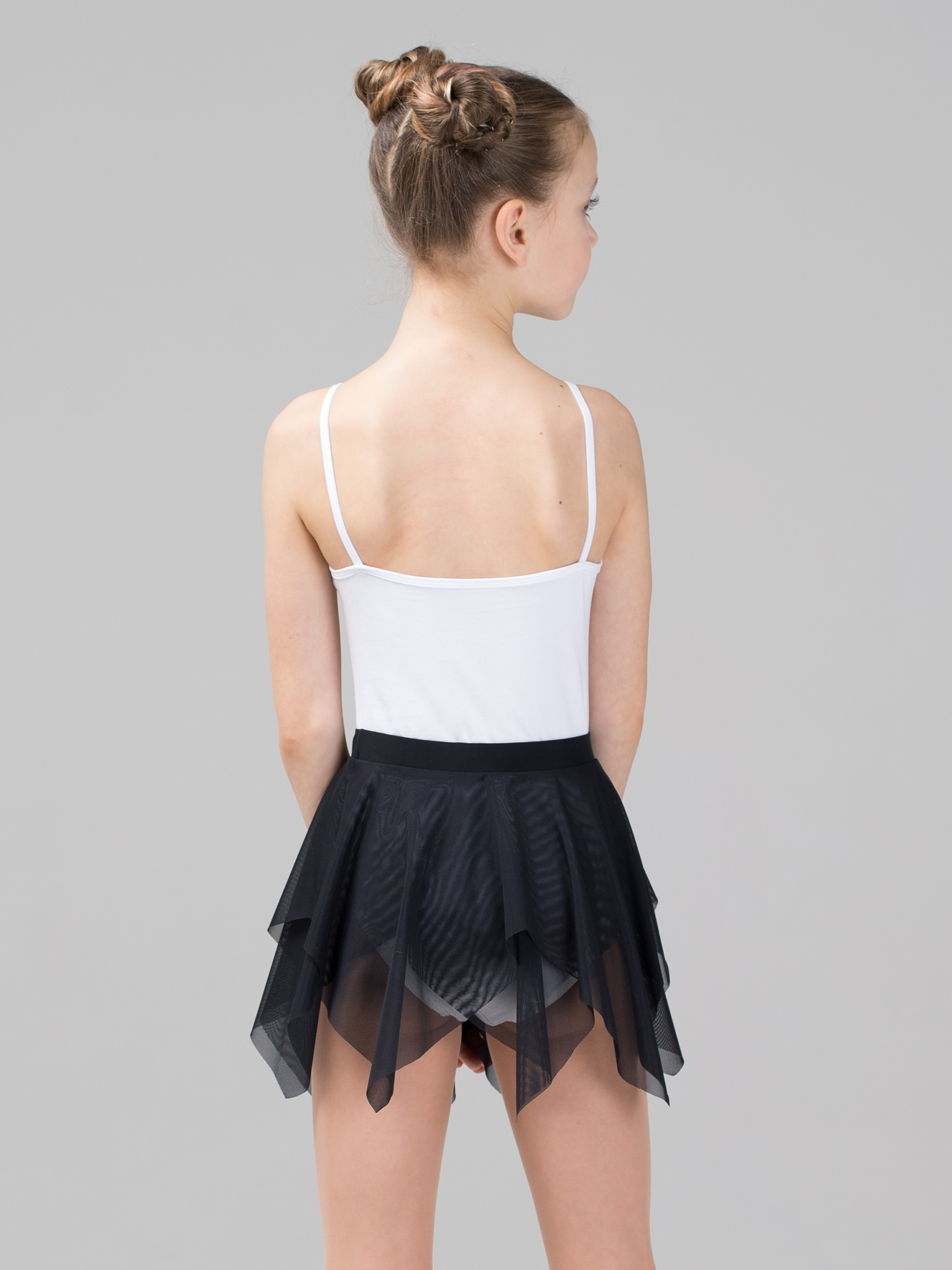 Юбка-лепесток двухслойная из сетки