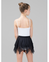 Юбка-лепесток двухслойная из сетки