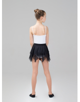 Юбка-лепесток двухслойная из сетки