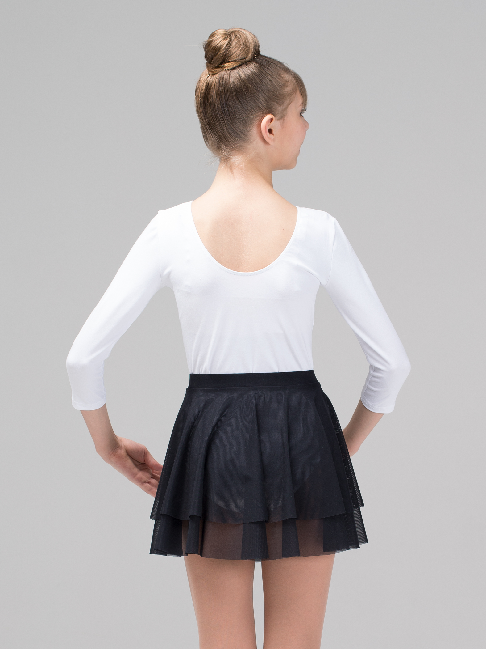 Юбка-солнце двухслойная