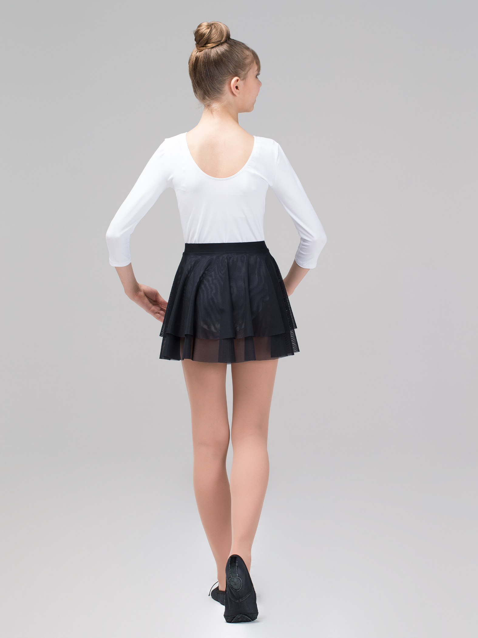 Юбка-солнце двухслойная