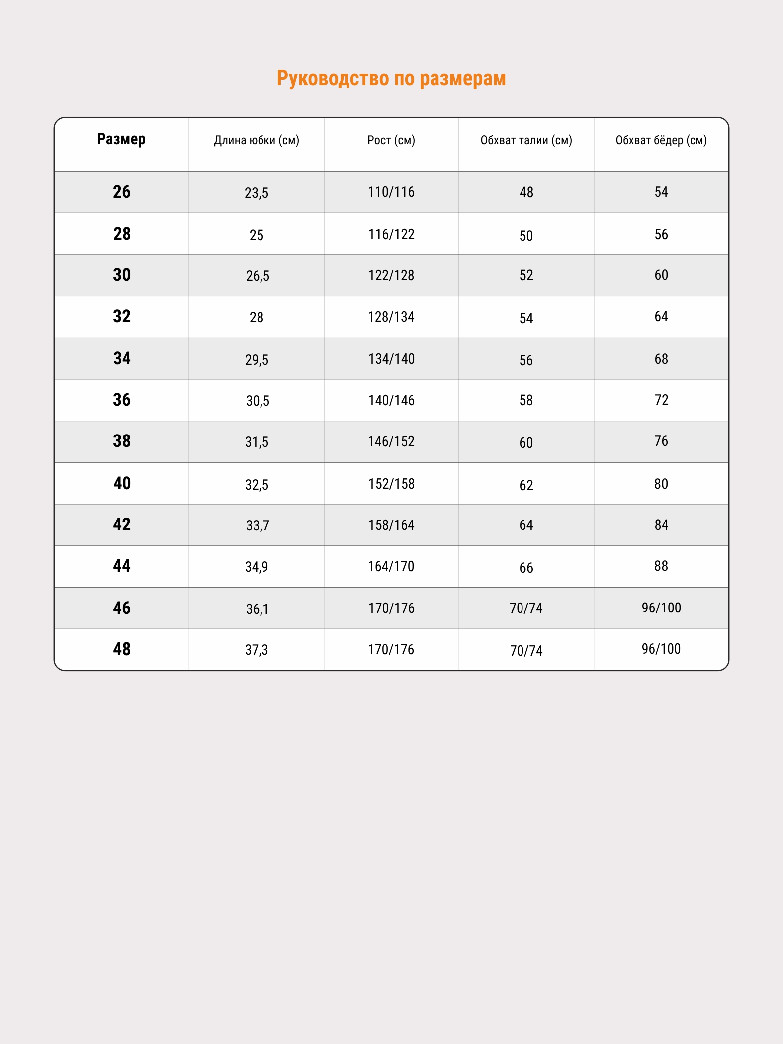 Юбка расклешенная